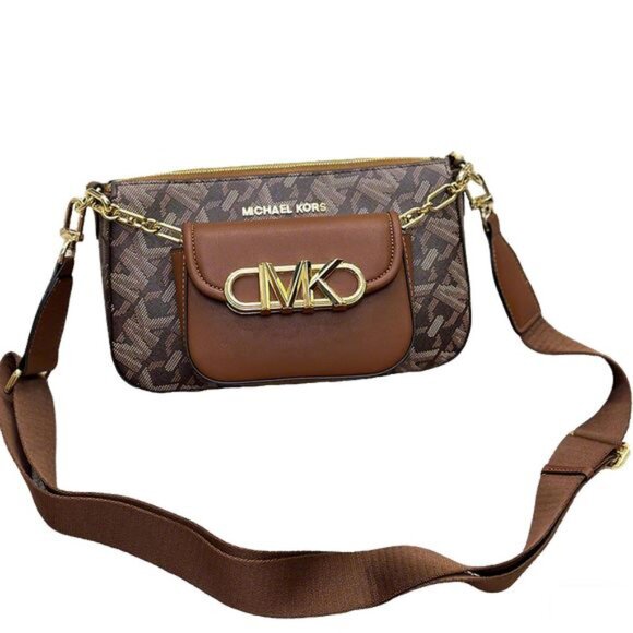 Michael Kors Empire Logo Shoulder Messenger Bag
